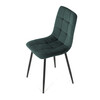 Jídelní židle, zelená, sametová látka, CT-281 GRN4