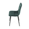 Jídelní židle, zelená, sametová látka, CT-281 GRN4