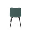 Jídelní židle, zelená, sametová látka, CT-281 GRN4