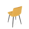 Jídelní židle, žlutá, sametová látka, CT-281 YEL4