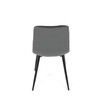 Jídelní židle, šedá, sametová látka, CT-281 GREY4