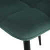 Jídelní židle, zelená, sametová látka, CT-281 GRN4