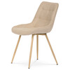 Jídelní židle, béžová, látka, CT-394 CRM2