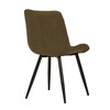 Jídelní židle, hnědá, látka, CT-382 BR2