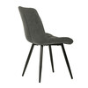 Jídelní židle, šedá, látka, CT-382 GREY2