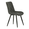 Jídelní židle, šedá, látka, CT-382 GREY2