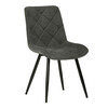 Jídelní židle, šedá, látka, CT-382 GREY2