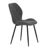 Jídelní židle, šedá, látka, CT-285 GREY2