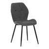 Jídelní židle, šedá, látka, CT-285 GREY2