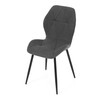 Jídelní židle, šedá, látka, CT-285 GREY2