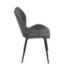 Jídelní židle, šedá, látka, CT-285 GREY2