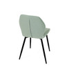 Jídelní židle, zelená, látka, CT-285 GRN2