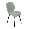 Jídelní židle, zelená, látka, CT-285 GRN2