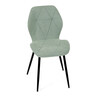 Jídelní židle, zelená, látka, CT-285 GRN2