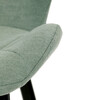 Jídelní židle, zelená, látka, CT-285 GRN2