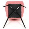 Jídelní židle, růžová, látka, CT-285 PINK2