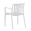 Zahradní židle plast, bílá, CT-X7029 WT