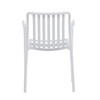 Zahradní židle plast, bílá, CT-X7029 WT