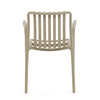Zahradní židle plast, béžová, CT-X7029 CAP
