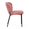 Jídelní židle, růžová, látka bouclé, CT-W1077 PINK2