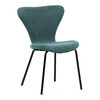 Jídelní židle, modrá, látka, CT-S8010 BLUE2