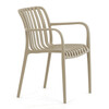 Zahradní židle plast, béžová, CT-X7029 CAP