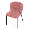 Jídelní židle, růžová, látka bouclé, CT-W1077 PINK2