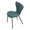 Jídelní židle, modrá, látka, CT-S8010 BLUE2