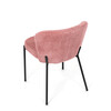 Jídelní židle, růžová, látka bouclé, CT-W1077 PINK2
