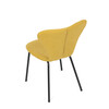 Jídelní židle, žlutá, látka, CT-S8010 YEL2