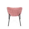Jídelní židle, růžová, látka bouclé, CT-W1077 PINK2