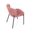 Jídelní židle, růžová, látka bouclé, CT-W1077 PINK2