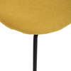 Jídelní židle, žlutá, látka, CT-S8010 YEL2