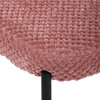 Jídelní židle, růžová, látka bouclé, CT-W1077 PINK2
