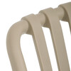 Zahradní židle plast, béžová, CT-X7029 CAP