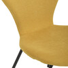 Jídelní židle, žlutá, látka, CT-S8010 YEL2