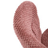 Jídelní židle, růžová, látka bouclé, CT-W1077 PINK2