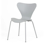 Jídelní židle, šedá, plast, CT-X7034 GREY