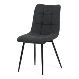 Jídelní židle, šedá, látka, DCL-193 GREY2