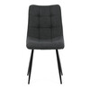 Jídelní židle, šedá, látka, DCL-193 GREY2