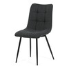 Jídelní židle, šedá, látka, DCL-193 GREY2
