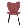 Jídelní židle, červená, látka, DCL-1031 RED2