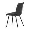 Jídelní židle, šedá, látka, DCL-193 GREY2