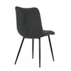 Jídelní židle, šedá, látka, DCL-193 GREY2