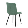 Jídelní židle, zelená, látka, DCL-193 GRN2
