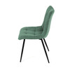 Jídelní židle, zelená, látka, DCL-193 GRN2