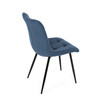 Jídelní židle, modrá, látka, DCL-193 BLUE2