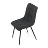 Jídelní židle, šedá, látka, DCL-193 GREY2