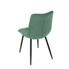 Jídelní židle, zelená, látka, DCL-193 GRN2