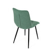 Jídelní židle, zelená, látka, DCL-193 GRN2